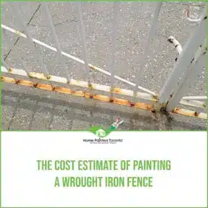 The Cost Estimate of Painting A Wrought Iron Fence