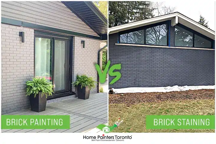 Brick Painting Vs Brick Staining