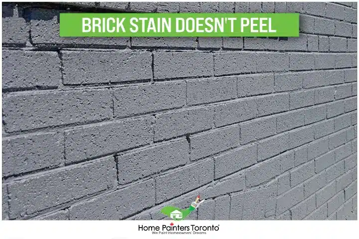 Brick Staining Doesnt Peel