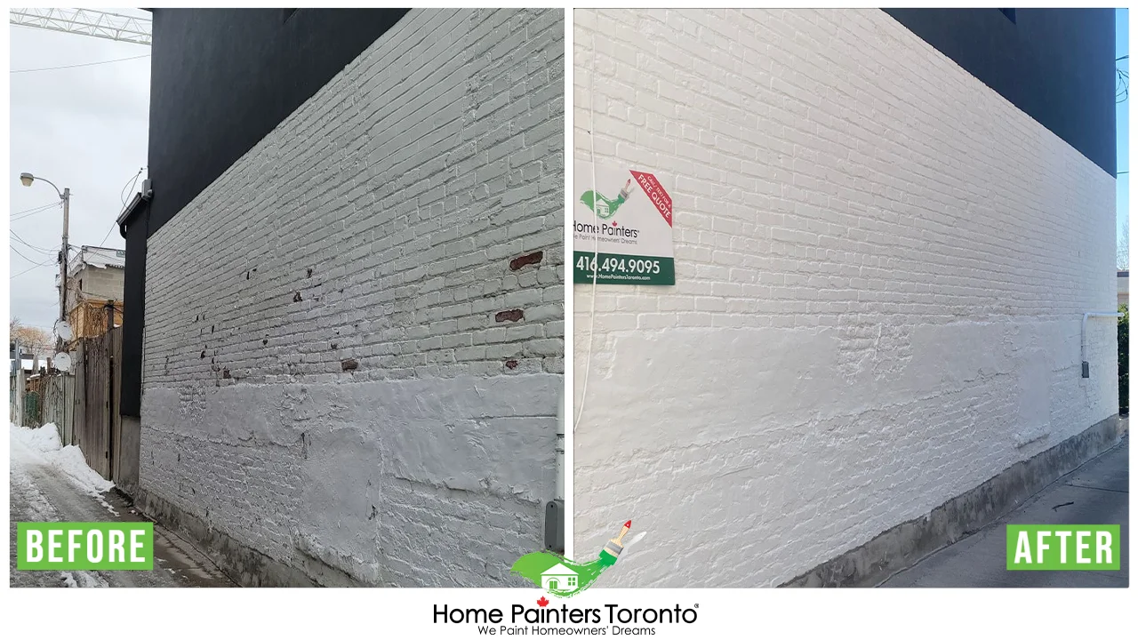 Exterior Brick Painting
