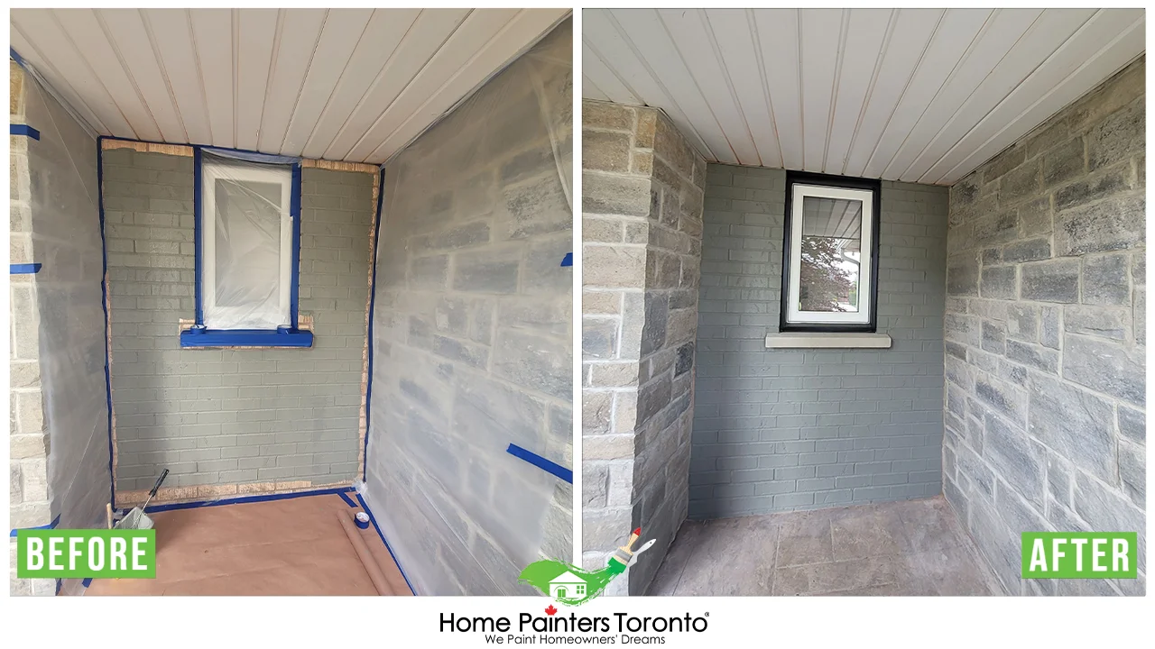 Exterior Brick Painting