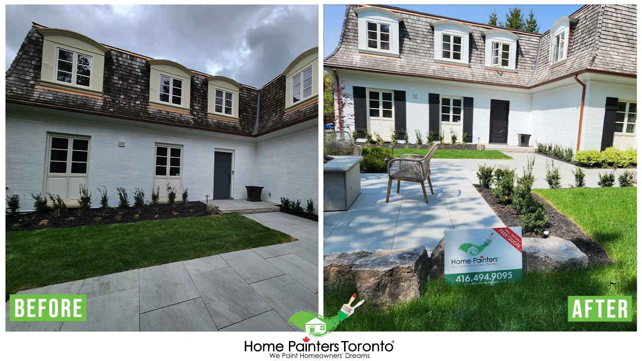 Exterior Brick Painting