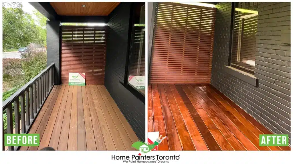 Exterior Deck Staining