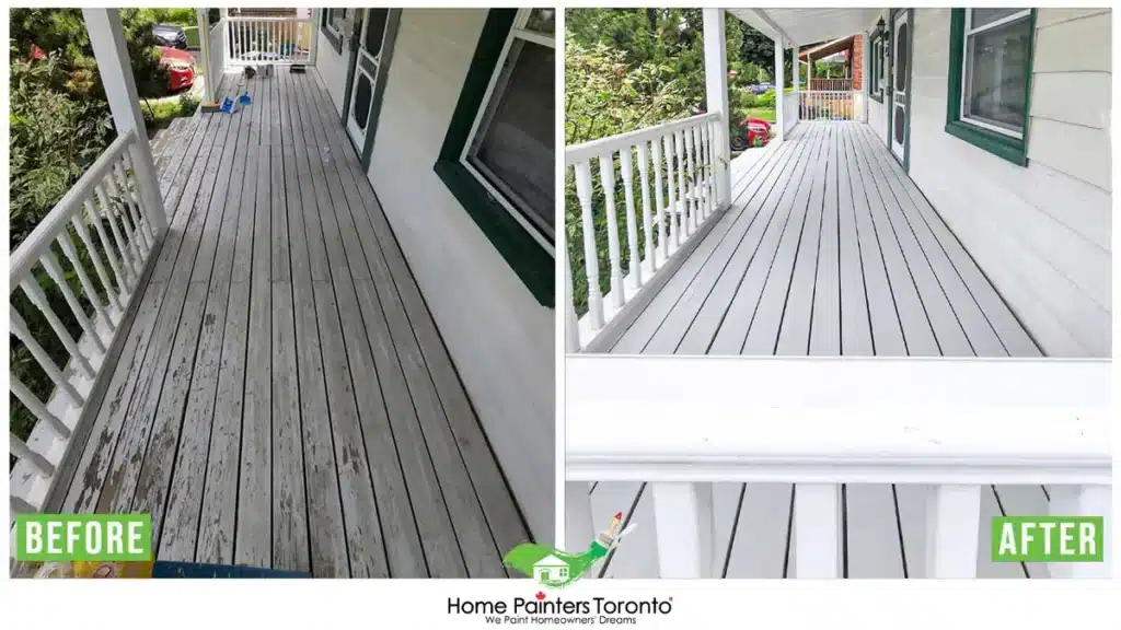 Exterior Deck Staining