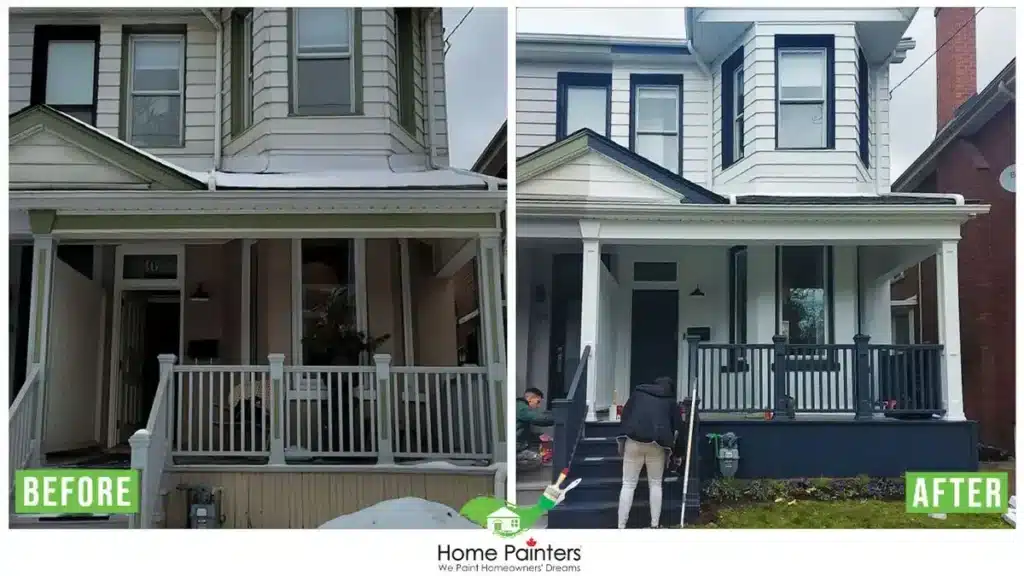 Exterior Fence And Window Painting By Home Painters Toronto