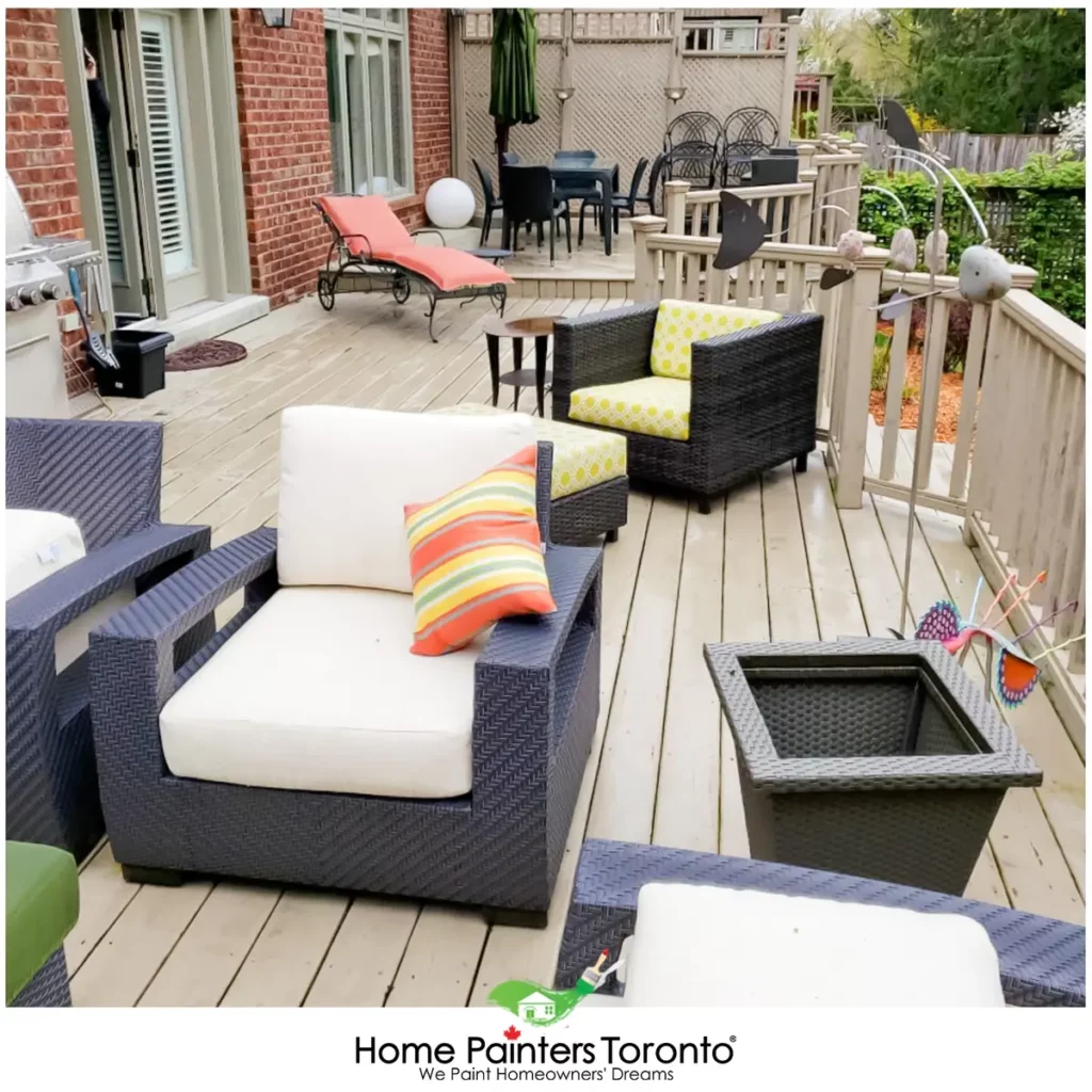 Exterior Patio by Home Painters Toronto