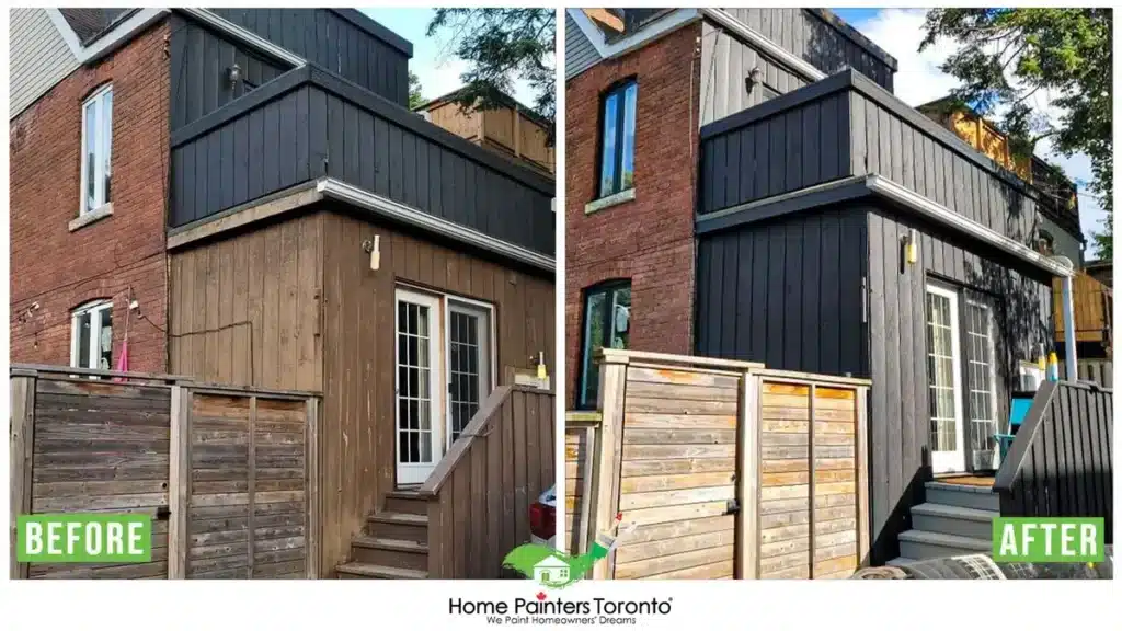 Exterior Wood Painting by Home Painters Toronto
