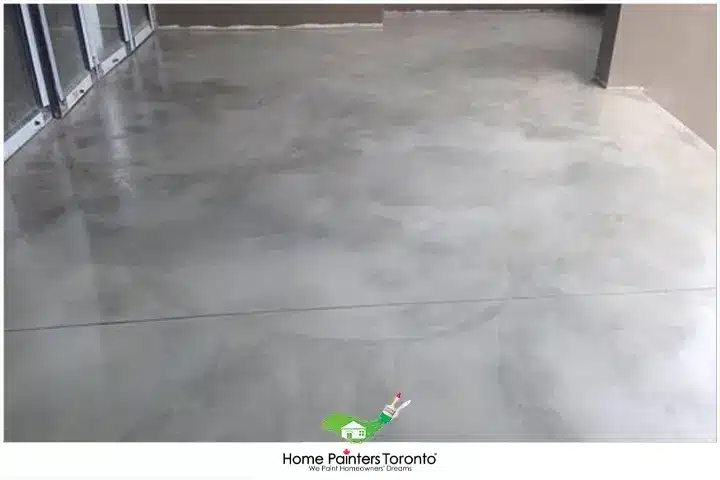 Gray Concrete Floor