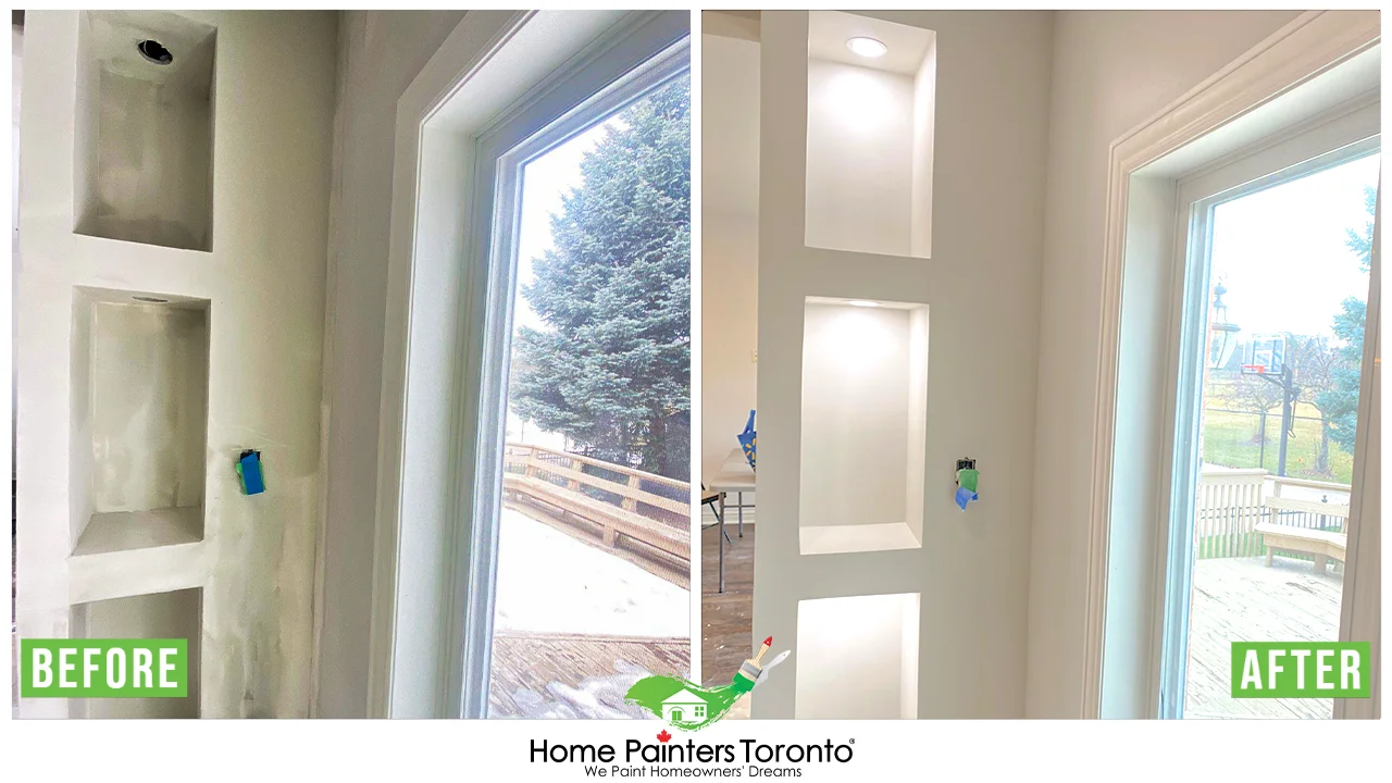 Drywall Installation and Repair Before and After