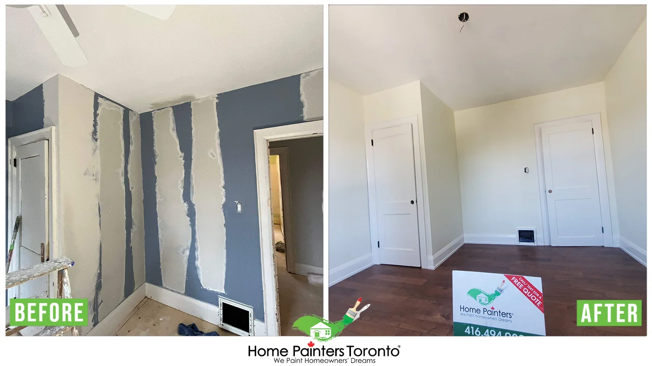 Drywall Installation and Repair Before and After