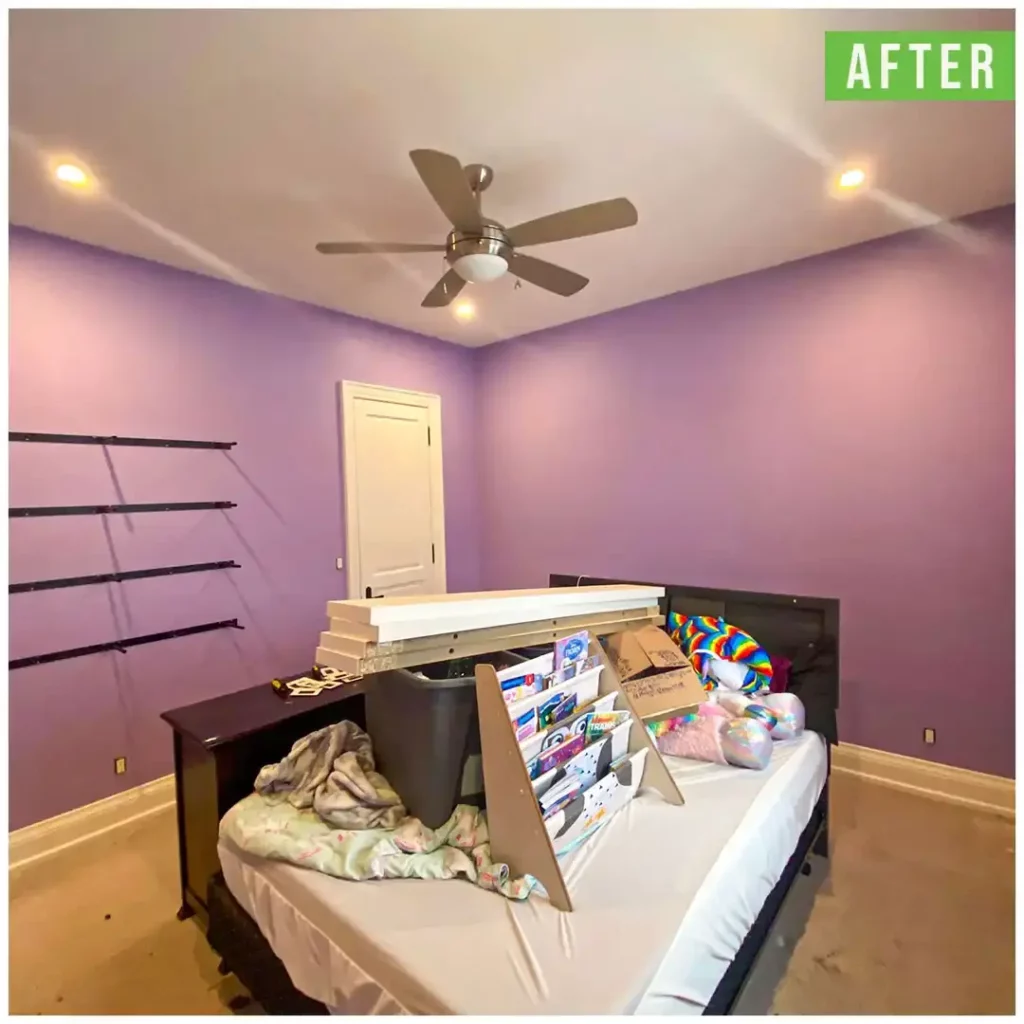 Interior Wall Painting Purple