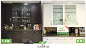 Kitchen Cabinet Painting Before And After