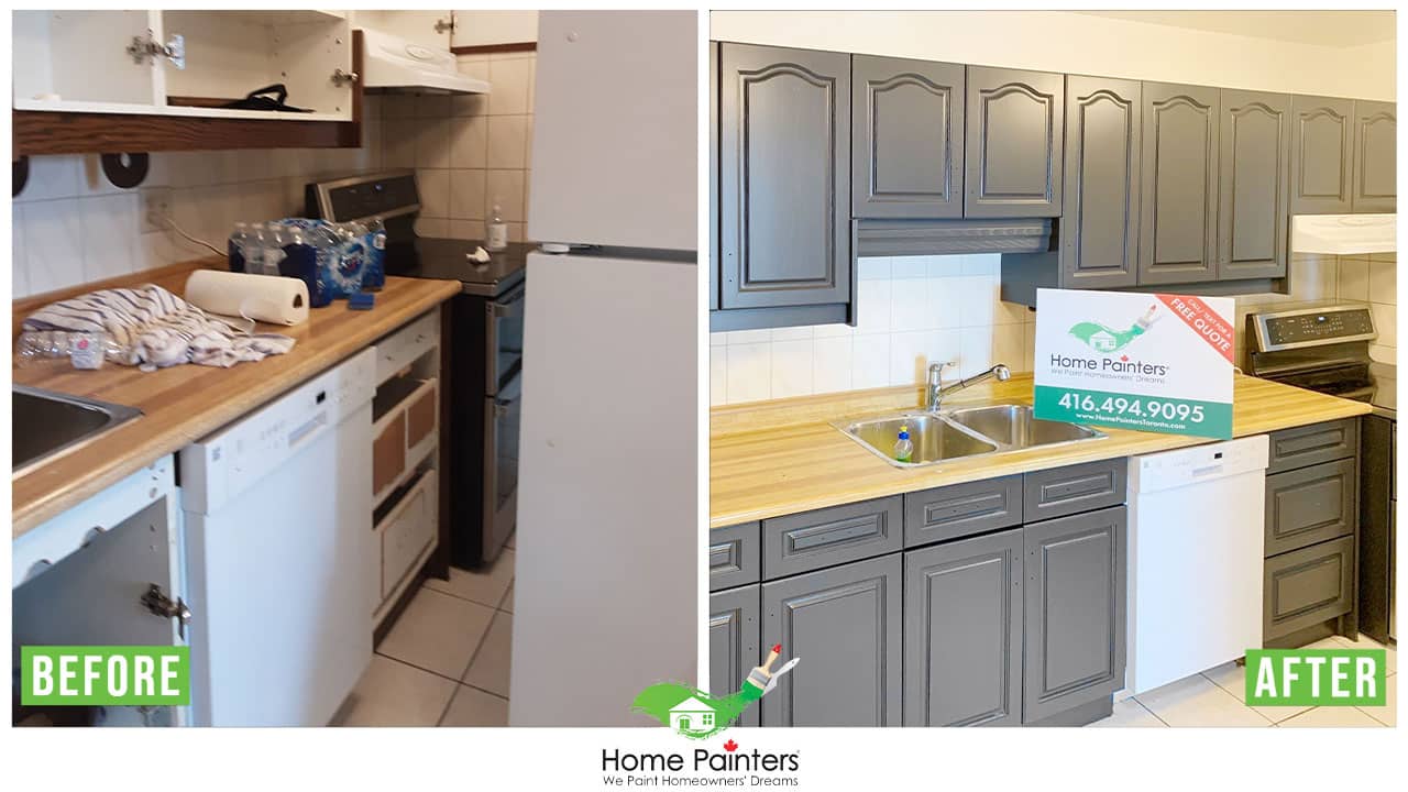kitchen_cabinet_refurbishing_and_painting_painted_by_home_painters_toronto