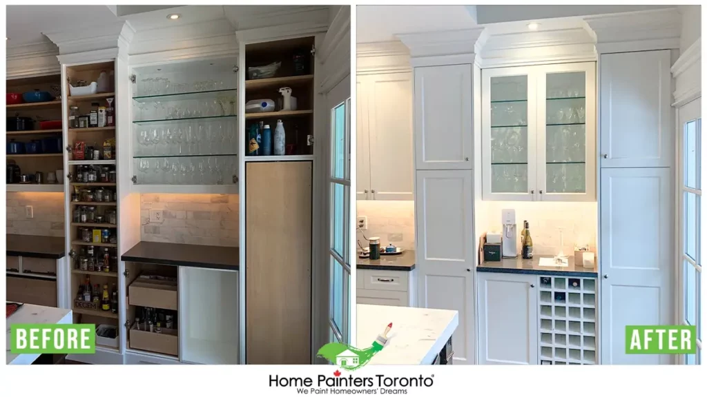 Kitchen Cabinet Refurbishing And Spraying