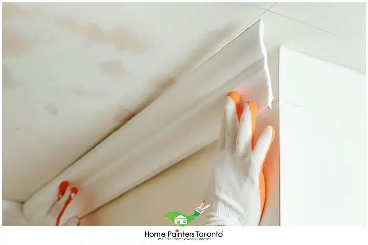 Painter Installation of Moulding