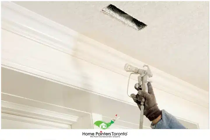 Painter Painting Crown Moulding