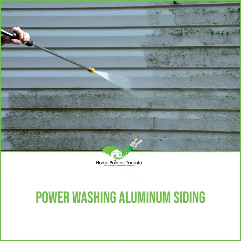 Power Washing Aluminum Siding