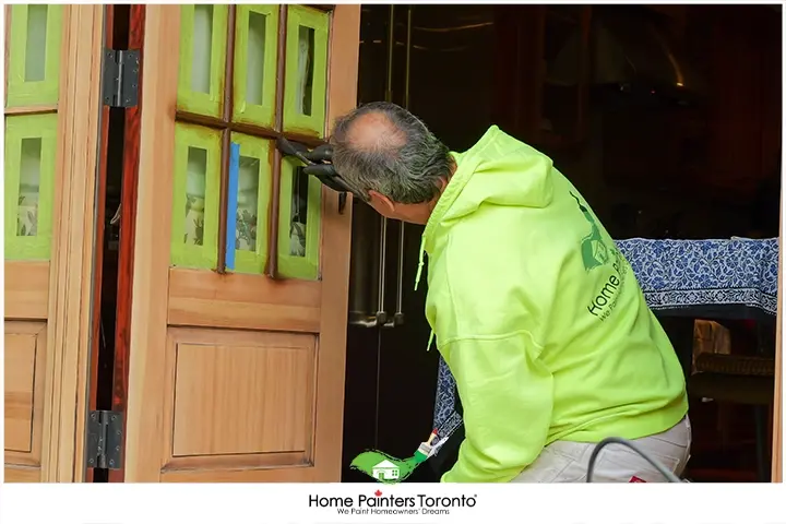 Staining A Door