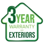 3 Year Warranty on Exteriors