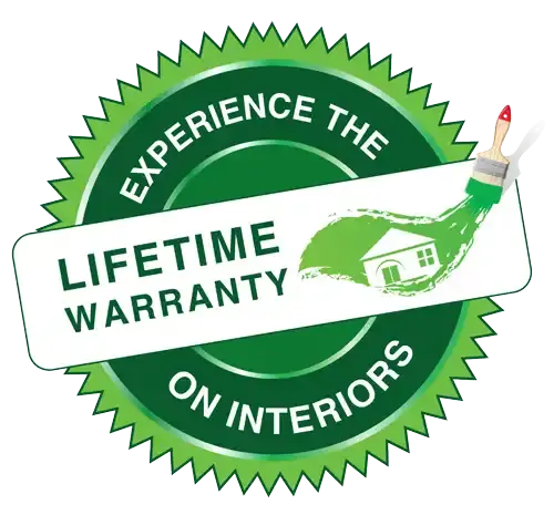Home Painter LIFETIME Warranty on Interiors Logo