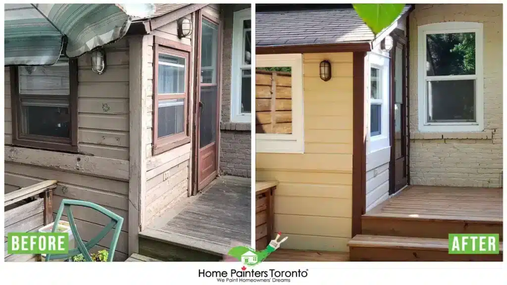 Wood Siding Painting Window Frame Painting by Home Painters Toronto