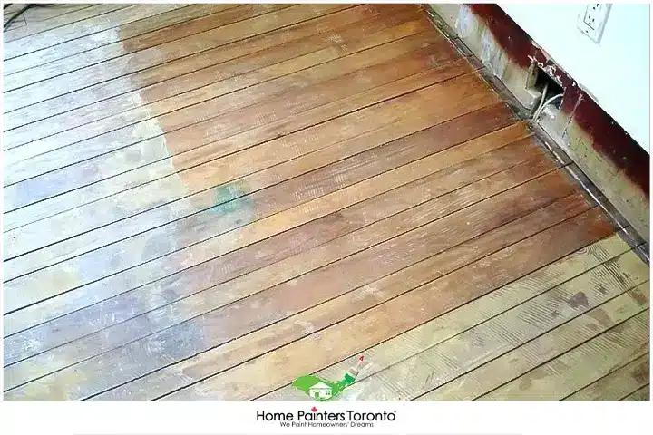 Gaps between floorboards