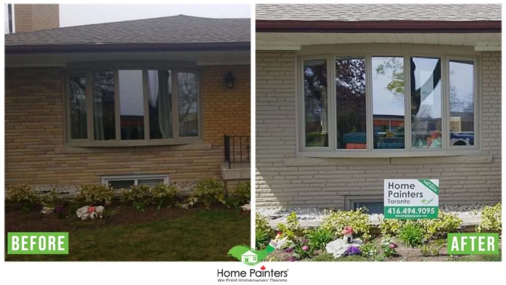 Exterior Brick Staining By Home Painters Toronto