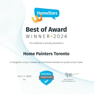 HOMESTARS CERTIFICATE 2024