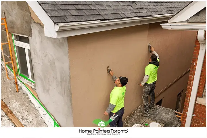 foundation parging application