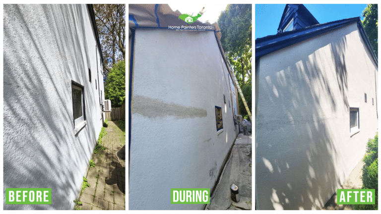 Exterior Stucco Parging Repair By Home Painters Toronto