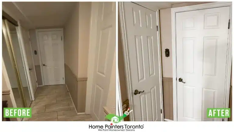 Interior Wall Painting And Door Trim Painting By Home Painters Toronto