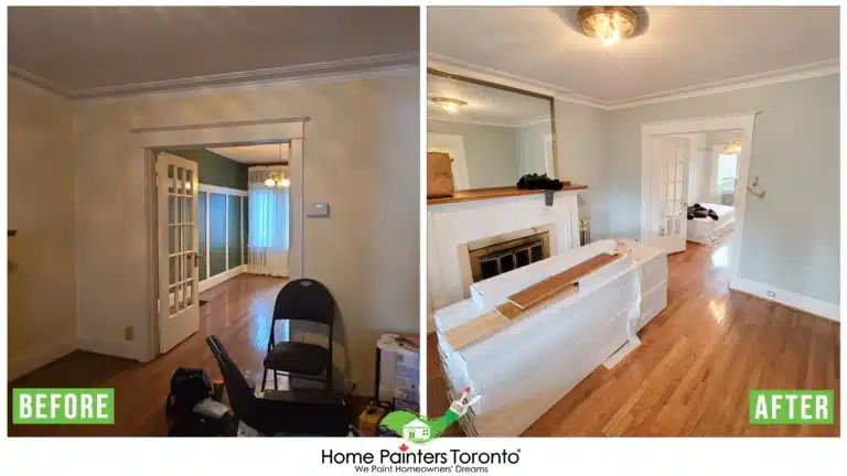 Interior Wall Painting And Door Trim Painting By Home Painters Toronto