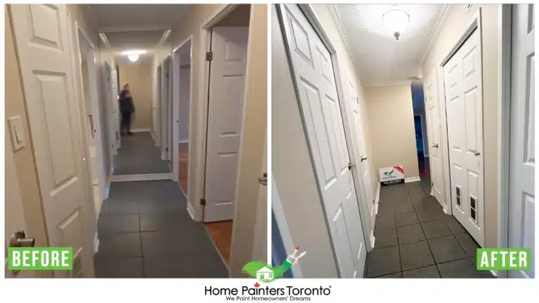 Interior Wall Painting And Door Trim Painting By Home Painters Toronto