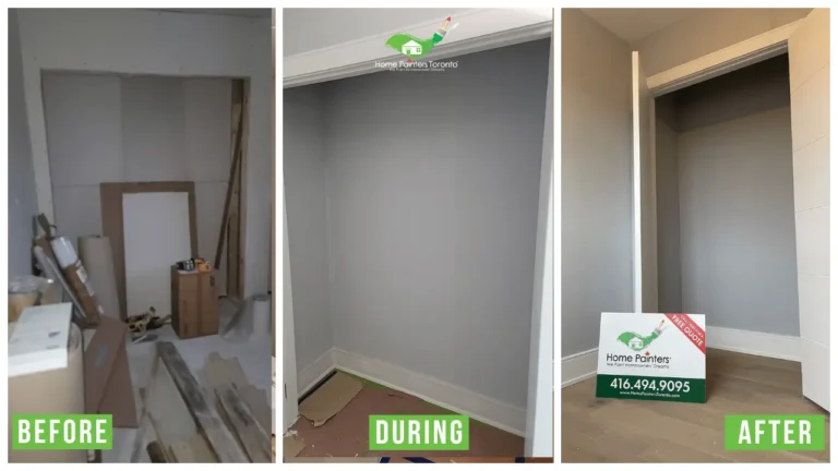 Interior Painting for New Construction - Before and After