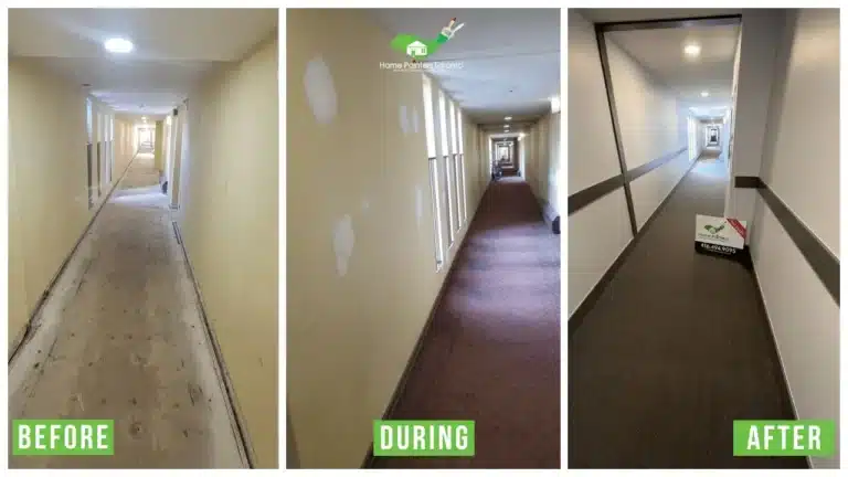 Commercial Drywall and Painting - Before and After