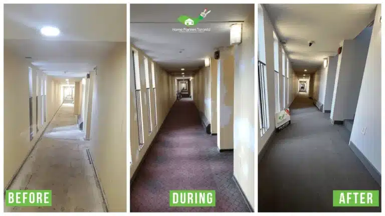 Commercial Drywall and Painting - Before and After