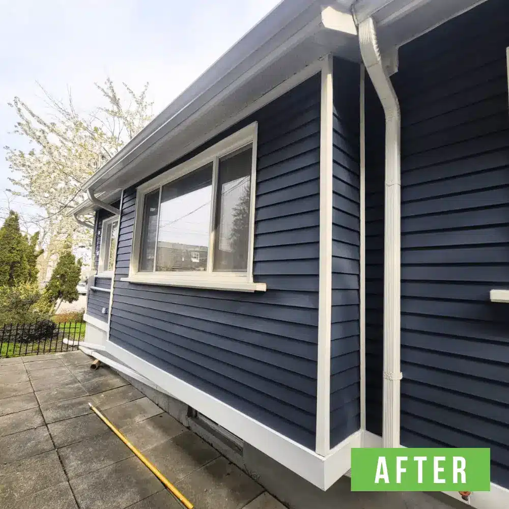 Exterior Vinyl Siding Painting in Scarborough - After