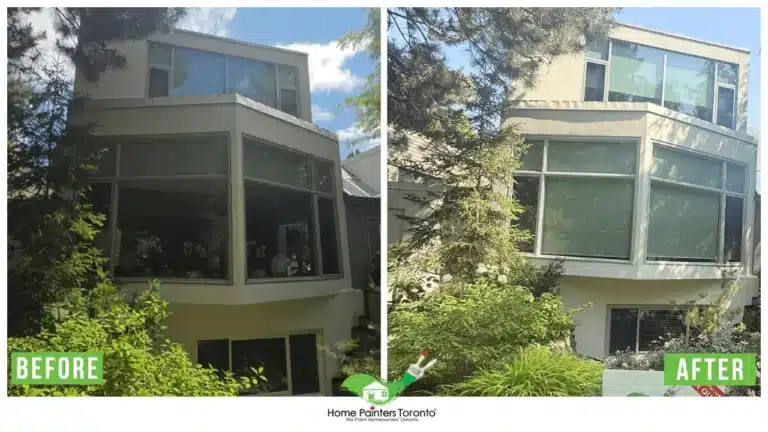 Cost-Saving Window Wood Repair for North York Home - Before and After