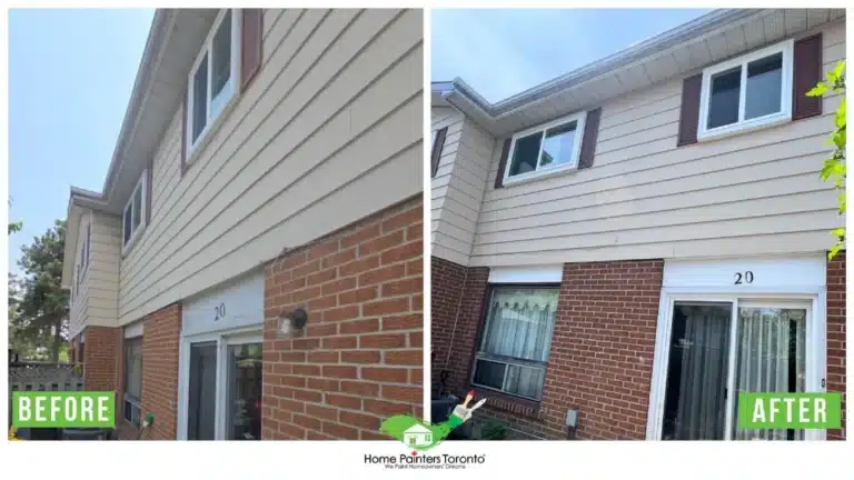 Exterior Aluminum Paining by Home Painters Toronto
