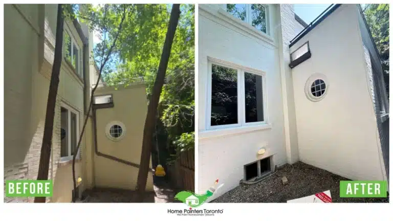 Exterior Brick Painting by Home Painters Toronto
