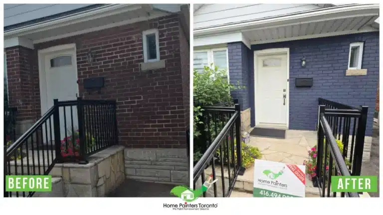 Exterior Brick Staining by Home Painters Toronto (2)