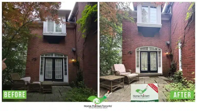 Exterior Bay Window Painting by Home Painters Toronto