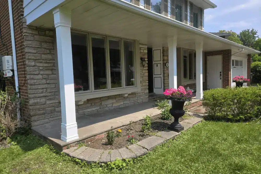 Strong And Stylish Porch Post Replacement in Scarborough - Enhanced Image