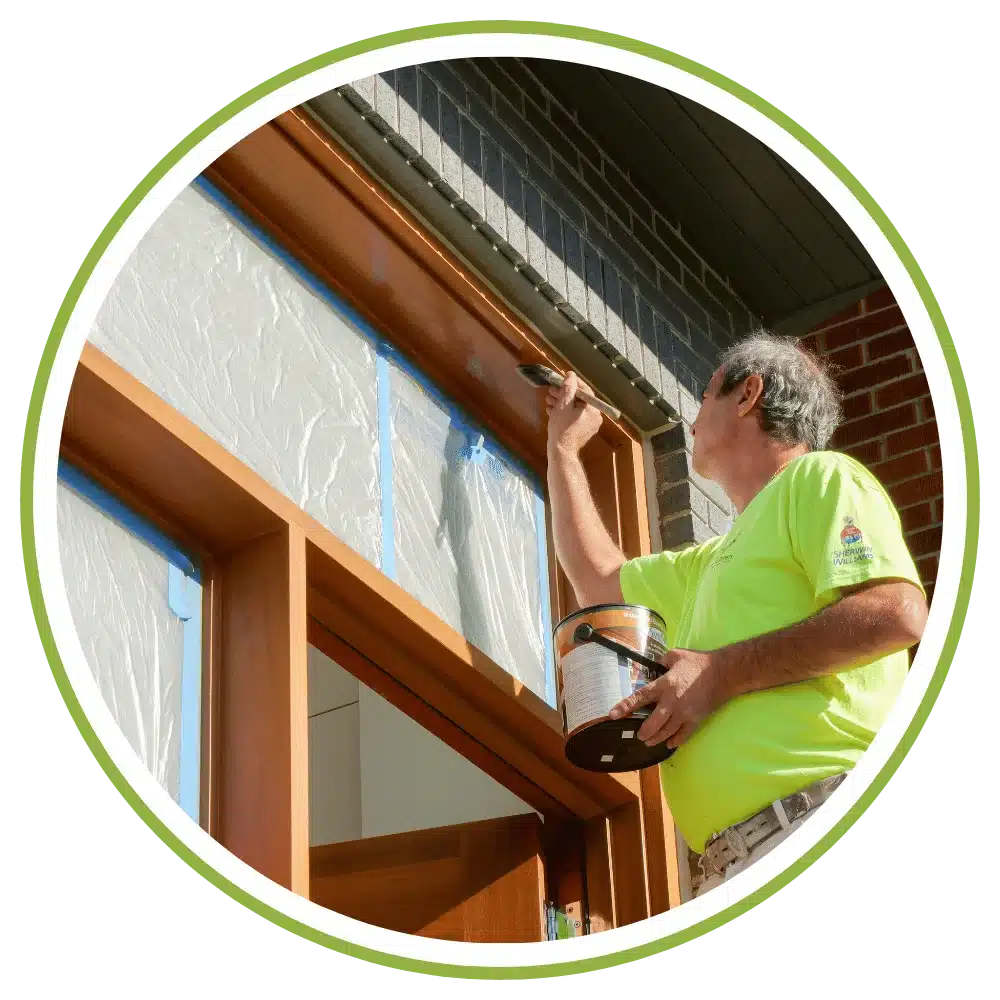 Exterior Wood Frame Painting