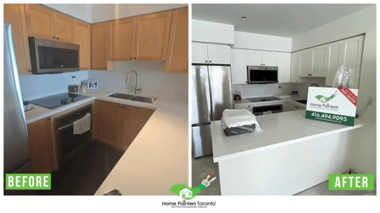 Condo Painting and Interior Renovation in Wellington Place - Before and After