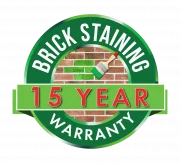 15 Year Brick Staining Warranty Logo