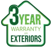 3 Year Warranty on Exteriors